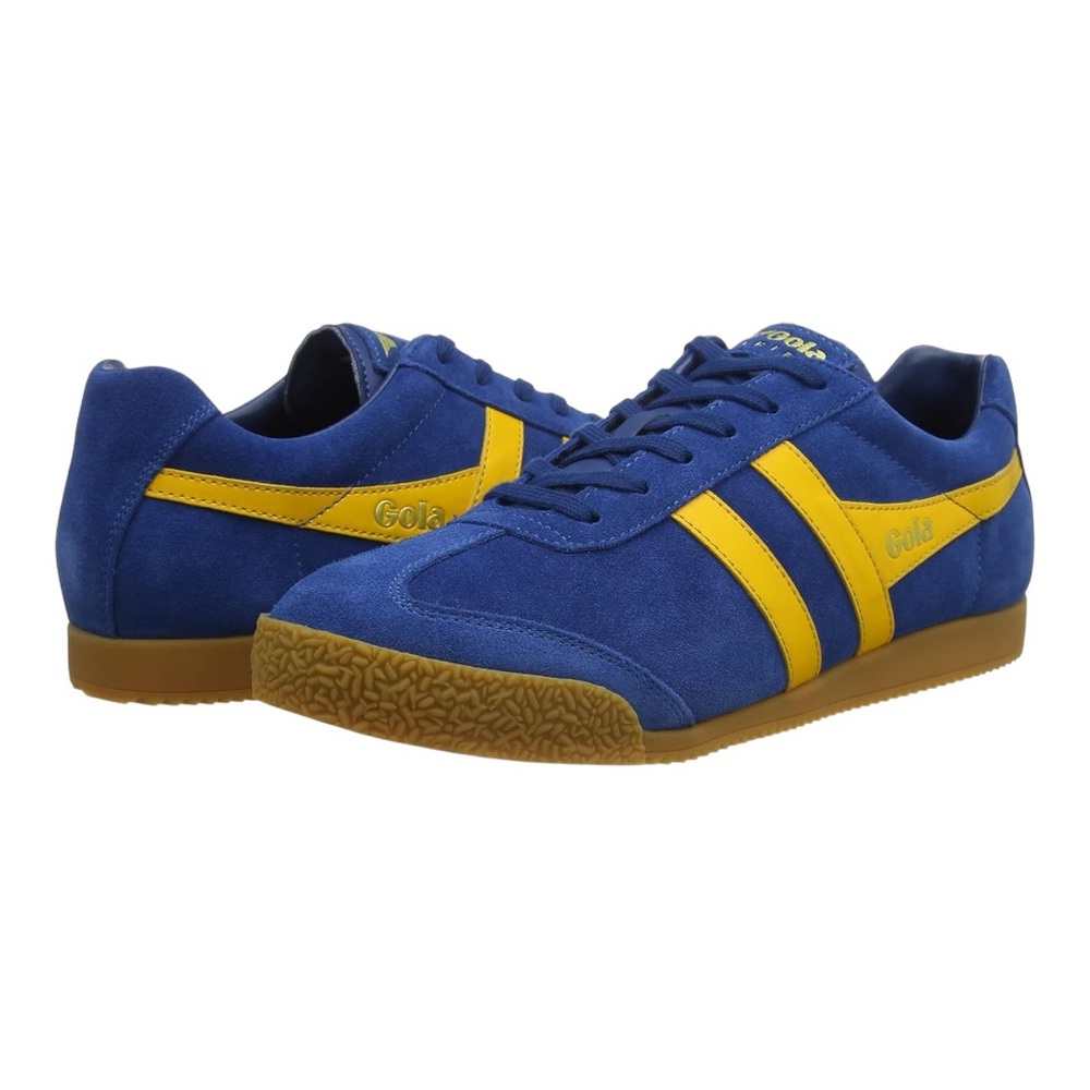 Gola Blue and Yellow suede Sneakers